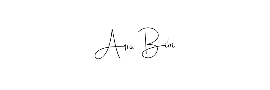 It looks lik you need a new signature style for name Atia Bibi. Design unique handwritten (Andilay-7BmLP) signature with our free signature maker in just a few clicks. Atia Bibi signature style 4 images and pictures png