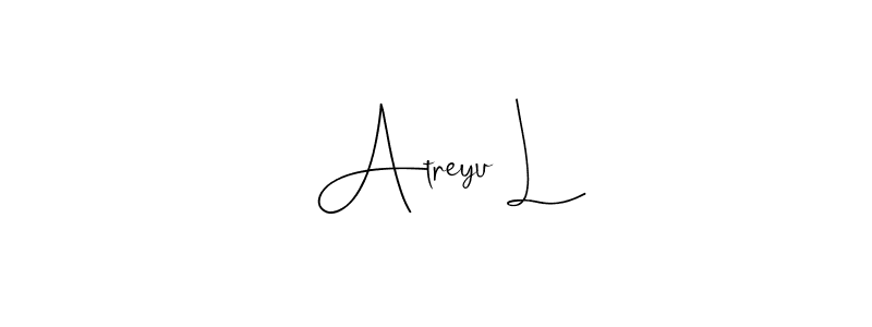 Use a signature maker to create a handwritten signature online. With this signature software, you can design (Andilay-7BmLP) your own signature for name Atreyu L. Atreyu L signature style 4 images and pictures png
