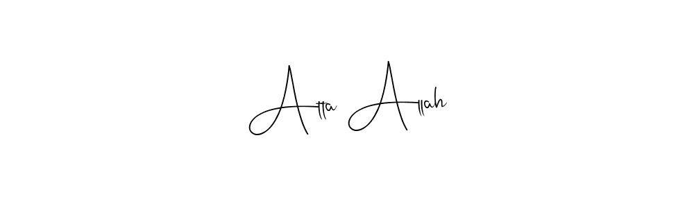 Also we have Atta Allah name is the best signature style. Create professional handwritten signature collection using Andilay-7BmLP autograph style. Atta Allah signature style 4 images and pictures png