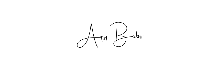 This is the best signature style for the Atul Babu name. Also you like these signature font (Andilay-7BmLP). Mix name signature. Atul Babu signature style 4 images and pictures png