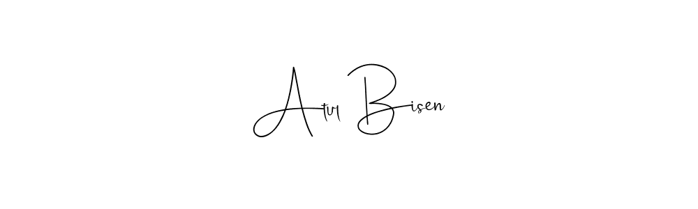 How to make Atul Bisen signature? Andilay-7BmLP is a professional autograph style. Create handwritten signature for Atul Bisen name. Atul Bisen signature style 4 images and pictures png