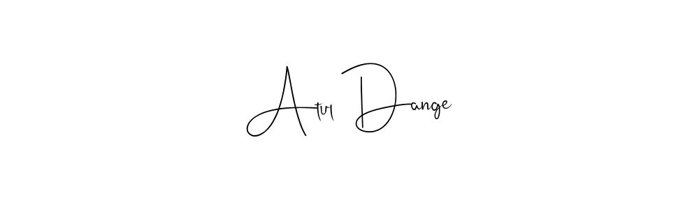 You should practise on your own different ways (Andilay-7BmLP) to write your name (Atul Dange) in signature. don't let someone else do it for you. Atul Dange signature style 4 images and pictures png