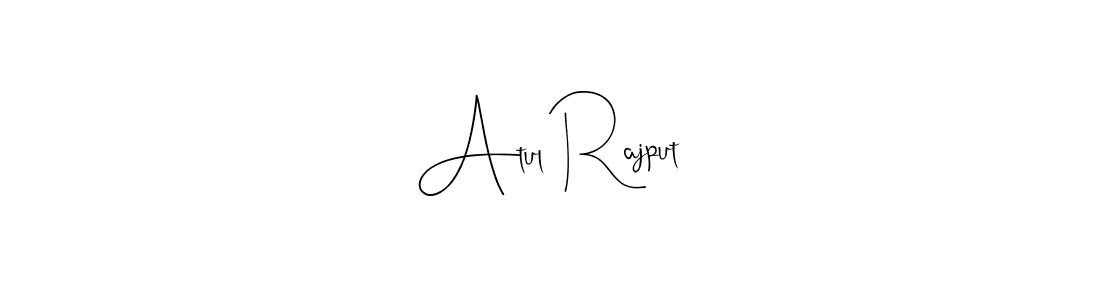 Also You can easily find your signature by using the search form. We will create Atul Rajput name handwritten signature images for you free of cost using Andilay-7BmLP sign style. Atul Rajput signature style 4 images and pictures png