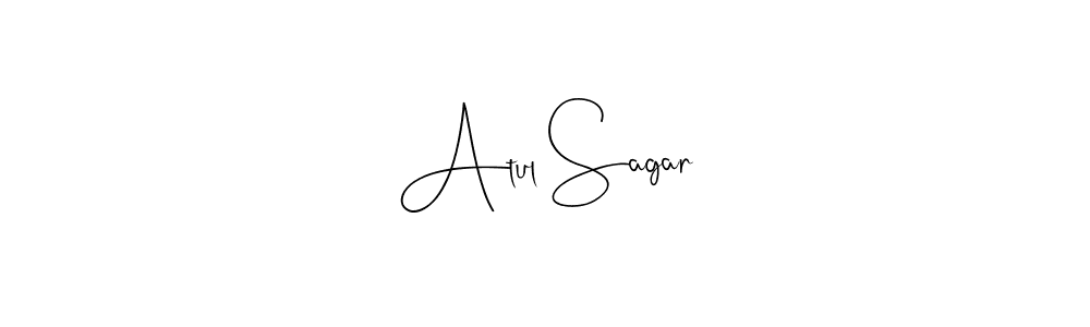 The best way (Andilay-7BmLP) to make a short signature is to pick only two or three words in your name. The name Atul Sagar include a total of six letters. For converting this name. Atul Sagar signature style 4 images and pictures png