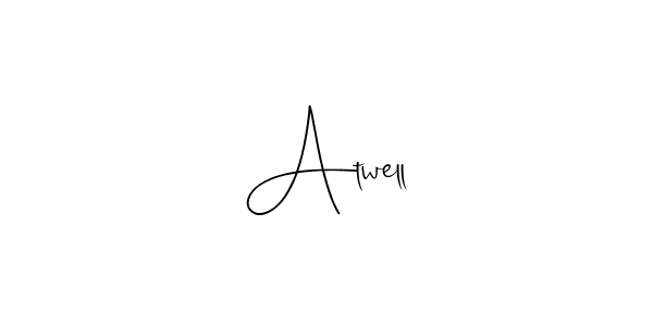 Atwell stylish signature style. Best Handwritten Sign (Andilay-7BmLP) for my name. Handwritten Signature Collection Ideas for my name Atwell. Atwell signature style 4 images and pictures png