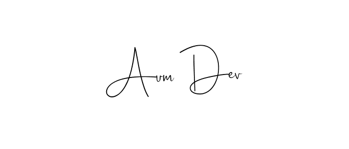 Here are the top 10 professional signature styles for the name Aum Dev. These are the best autograph styles you can use for your name. Aum Dev signature style 4 images and pictures png