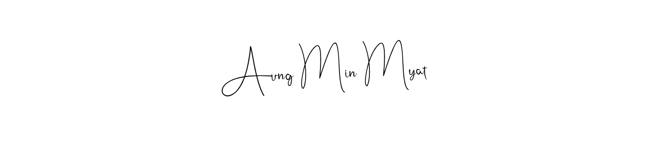 The best way (Andilay-7BmLP) to make a short signature is to pick only two or three words in your name. The name Aung Min Myat include a total of six letters. For converting this name. Aung Min Myat signature style 4 images and pictures png