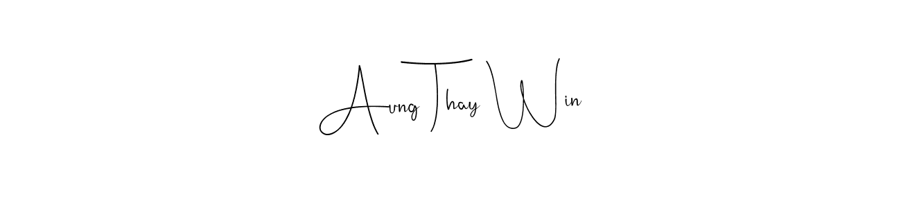 See photos of Aung Thay Win official signature by Spectra . Check more albums & portfolios. Read reviews & check more about Andilay-7BmLP font. Aung Thay Win signature style 4 images and pictures png