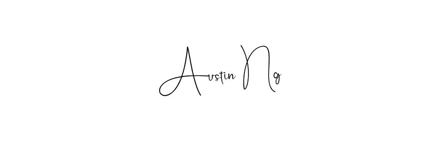 You should practise on your own different ways (Andilay-7BmLP) to write your name (Austin Ng) in signature. don't let someone else do it for you. Austin Ng signature style 4 images and pictures png