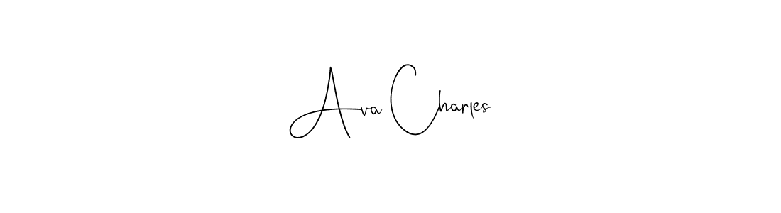 Make a beautiful signature design for name Ava Charles. With this signature (Andilay-7BmLP) style, you can create a handwritten signature for free. Ava Charles signature style 4 images and pictures png