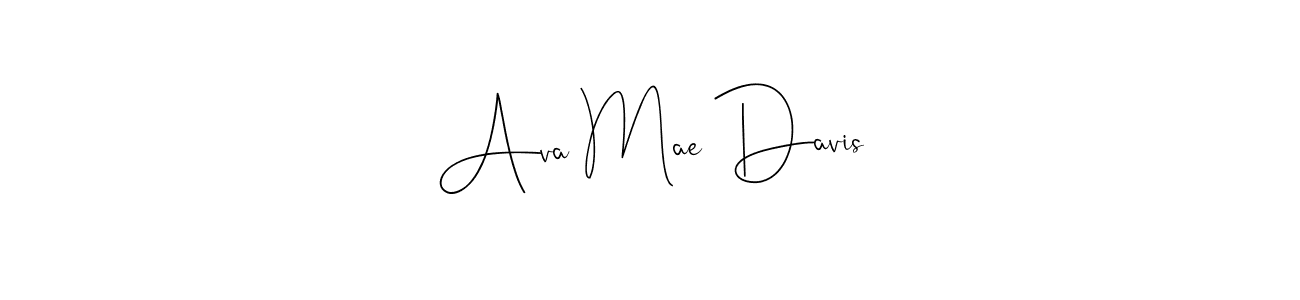 Also we have Ava Mae Davis name is the best signature style. Create professional handwritten signature collection using Andilay-7BmLP autograph style. Ava Mae Davis signature style 4 images and pictures png