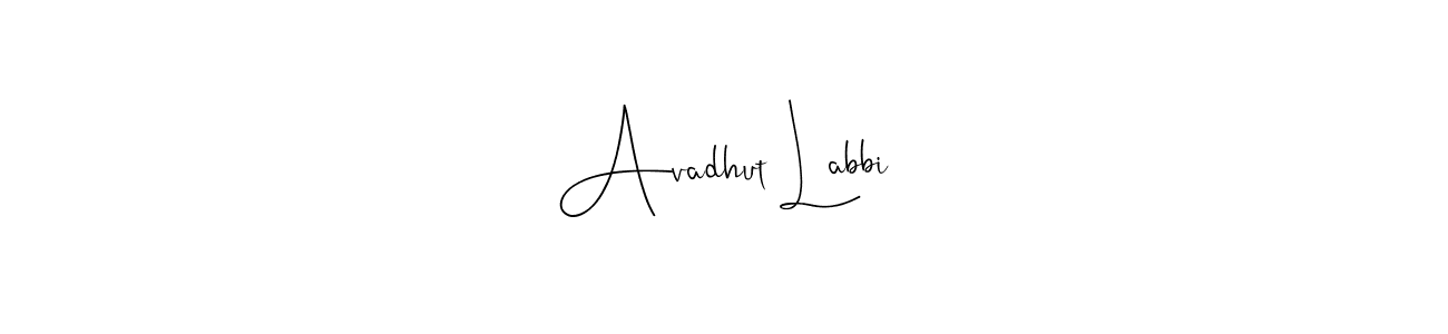 It looks lik you need a new signature style for name Avadhut Labbi. Design unique handwritten (Andilay-7BmLP) signature with our free signature maker in just a few clicks. Avadhut Labbi signature style 4 images and pictures png