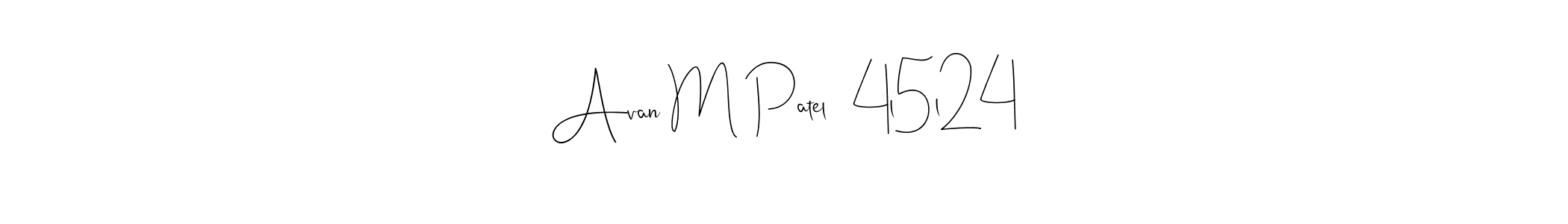 You should practise on your own different ways (Andilay-7BmLP) to write your name (Avan M Patel   4l5l24) in signature. don't let someone else do it for you. Avan M Patel   4l5l24 signature style 4 images and pictures png
