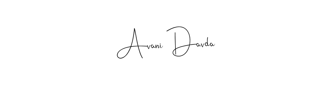 Once you've used our free online signature maker to create your best signature Andilay-7BmLP style, it's time to enjoy all of the benefits that Avani Davda name signing documents. Avani Davda signature style 4 images and pictures png