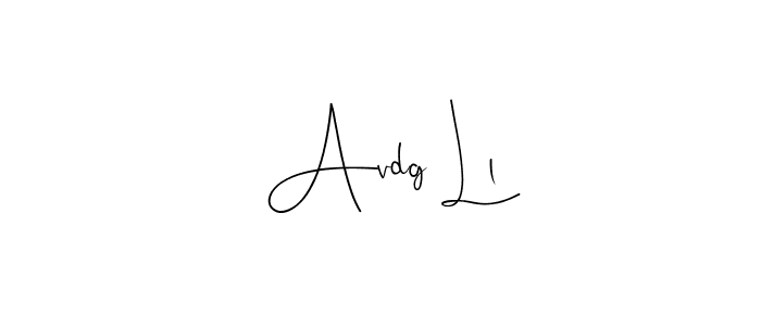 Make a beautiful signature design for name Avdg Ll. Use this online signature maker to create a handwritten signature for free. Avdg Ll signature style 4 images and pictures png