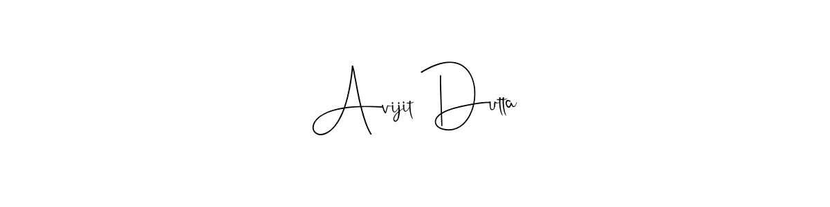 Use a signature maker to create a handwritten signature online. With this signature software, you can design (Andilay-7BmLP) your own signature for name Avijit Dutta. Avijit Dutta signature style 4 images and pictures png