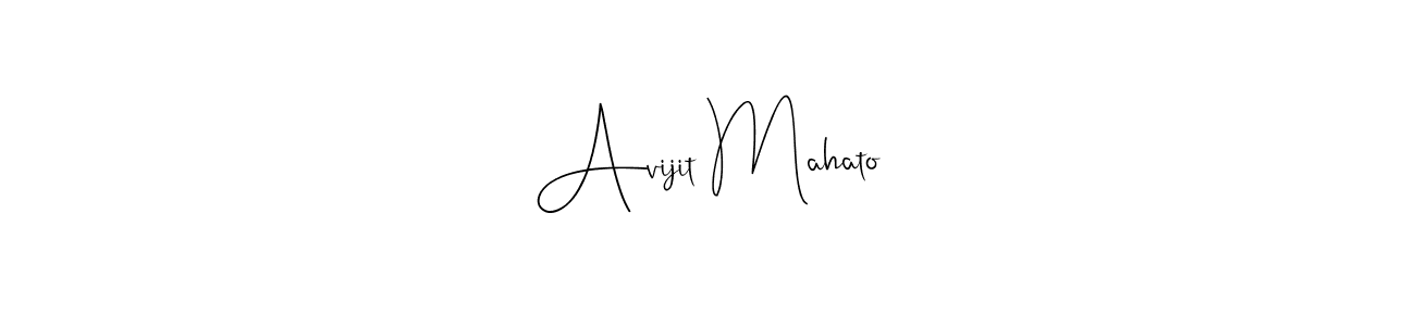 You should practise on your own different ways (Andilay-7BmLP) to write your name (Avijit Mahato) in signature. don't let someone else do it for you. Avijit Mahato signature style 4 images and pictures png