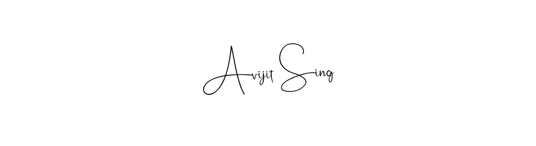 Avijit Sing stylish signature style. Best Handwritten Sign (Andilay-7BmLP) for my name. Handwritten Signature Collection Ideas for my name Avijit Sing. Avijit Sing signature style 4 images and pictures png