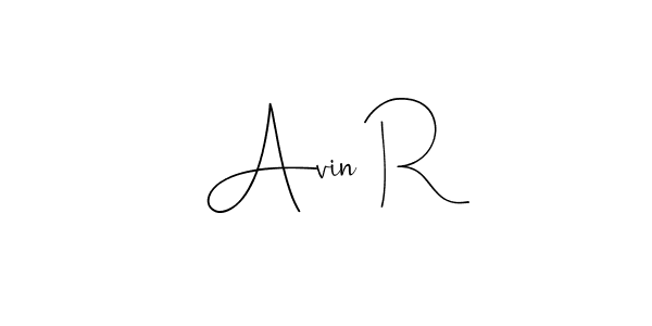 Also You can easily find your signature by using the search form. We will create Avin R name handwritten signature images for you free of cost using Andilay-7BmLP sign style. Avin R signature style 4 images and pictures png