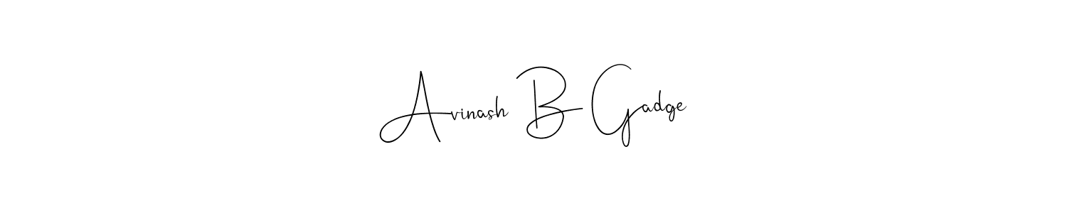 Here are the top 10 professional signature styles for the name Avinash B Gadge. These are the best autograph styles you can use for your name. Avinash B Gadge signature style 4 images and pictures png