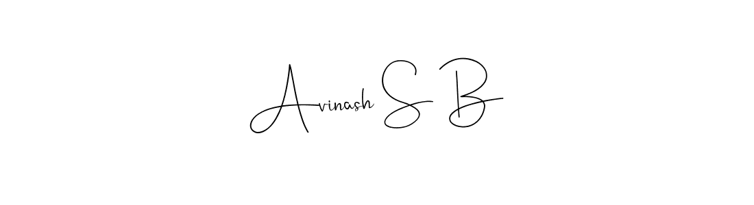 Make a beautiful signature design for name Avinash S B. Use this online signature maker to create a handwritten signature for free. Avinash S B signature style 4 images and pictures png