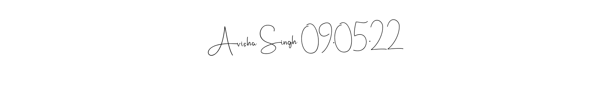 How to make Avisha Singh 09.05.22 signature? Andilay-7BmLP is a professional autograph style. Create handwritten signature for Avisha Singh 09.05.22 name. Avisha Singh 09.05.22 signature style 4 images and pictures png