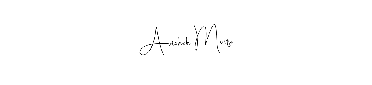 Create a beautiful signature design for name Avishek Maity. With this signature (Andilay-7BmLP) fonts, you can make a handwritten signature for free. Avishek Maity signature style 4 images and pictures png