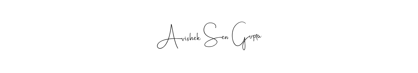 Make a beautiful signature design for name Avishek Sen Gupta. Use this online signature maker to create a handwritten signature for free. Avishek Sen Gupta signature style 4 images and pictures png