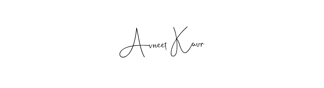 Avneet Kaur stylish signature style. Best Handwritten Sign (Andilay-7BmLP) for my name. Handwritten Signature Collection Ideas for my name Avneet Kaur. Avneet Kaur signature style 4 images and pictures png