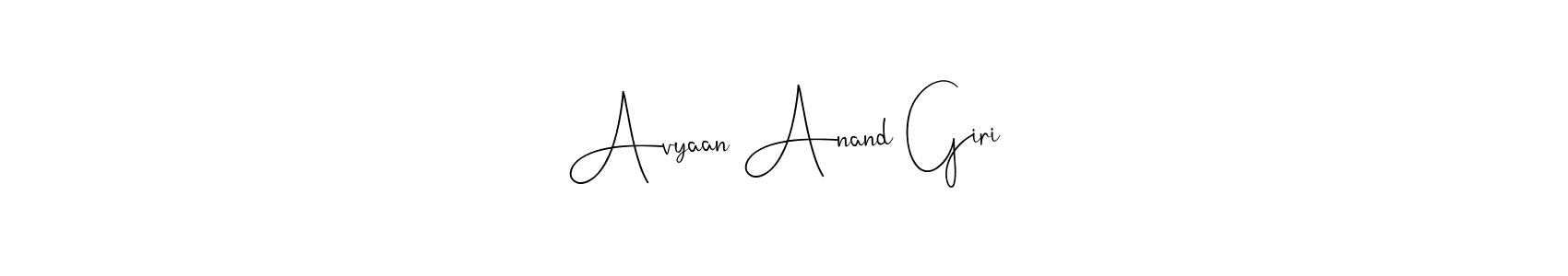 if you are searching for the best signature style for your name Avyaan Anand Giri. so please give up your signature search. here we have designed multiple signature styles  using Andilay-7BmLP. Avyaan Anand Giri signature style 4 images and pictures png
