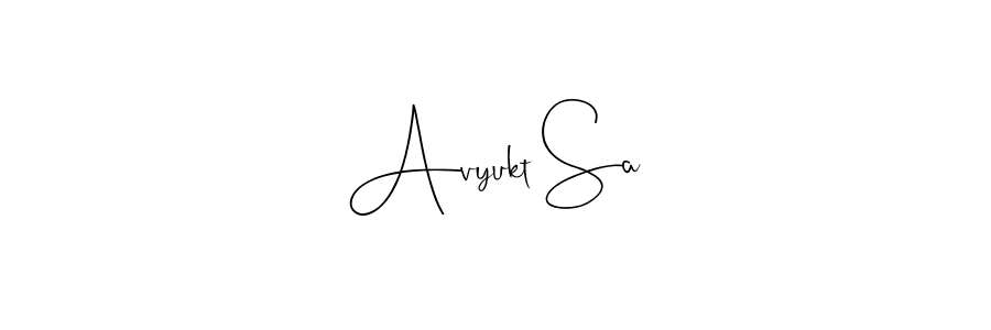 How to make Avyukt Sa signature? Andilay-7BmLP is a professional autograph style. Create handwritten signature for Avyukt Sa name. Avyukt Sa signature style 4 images and pictures png