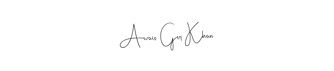 Make a beautiful signature design for name Awais Gul Khan. Use this online signature maker to create a handwritten signature for free. Awais Gul Khan signature style 4 images and pictures png