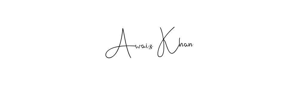 This is the best signature style for the Awaiz Khan name. Also you like these signature font (Andilay-7BmLP). Mix name signature. Awaiz Khan signature style 4 images and pictures png