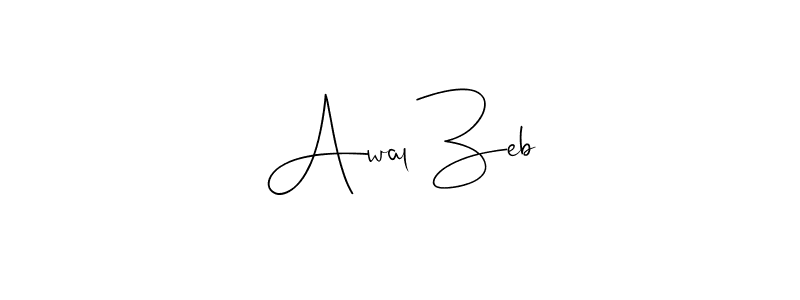 Best and Professional Signature Style for Awal Zeb. Andilay-7BmLP Best Signature Style Collection. Awal Zeb signature style 4 images and pictures png