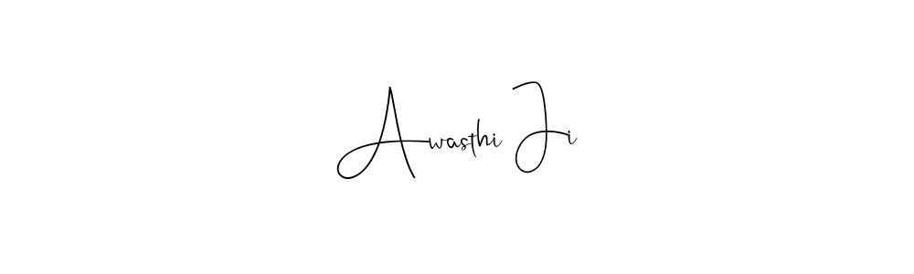 if you are searching for the best signature style for your name Awasthi Ji. so please give up your signature search. here we have designed multiple signature styles  using Andilay-7BmLP. Awasthi Ji signature style 4 images and pictures png