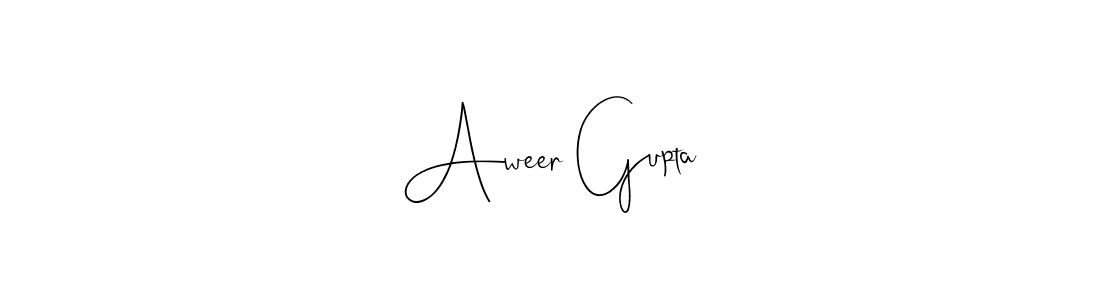 Once you've used our free online signature maker to create your best signature Andilay-7BmLP style, it's time to enjoy all of the benefits that Aweer Gupta name signing documents. Aweer Gupta signature style 4 images and pictures png