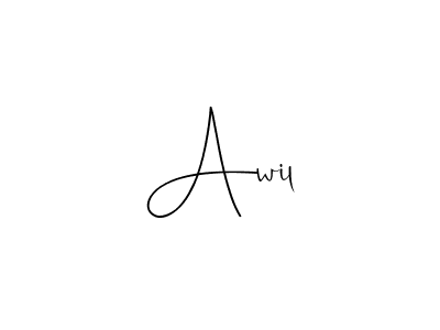 Here are the top 10 professional signature styles for the name Awil. These are the best autograph styles you can use for your name. Awil signature style 4 images and pictures png