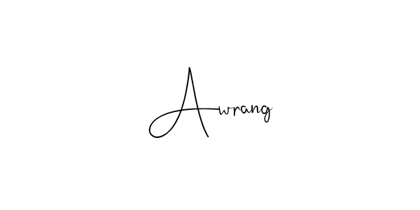 You can use this online signature creator to create a handwritten signature for the name Awrang. This is the best online autograph maker. Awrang signature style 4 images and pictures png