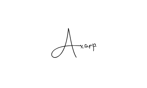 Make a beautiful signature design for name Axarp. Use this online signature maker to create a handwritten signature for free. Axarp signature style 4 images and pictures png