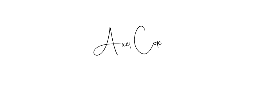 Axel Cole stylish signature style. Best Handwritten Sign (Andilay-7BmLP) for my name. Handwritten Signature Collection Ideas for my name Axel Cole. Axel Cole signature style 4 images and pictures png