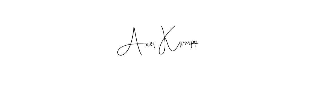 Axel Klumpp stylish signature style. Best Handwritten Sign (Andilay-7BmLP) for my name. Handwritten Signature Collection Ideas for my name Axel Klumpp. Axel Klumpp signature style 4 images and pictures png