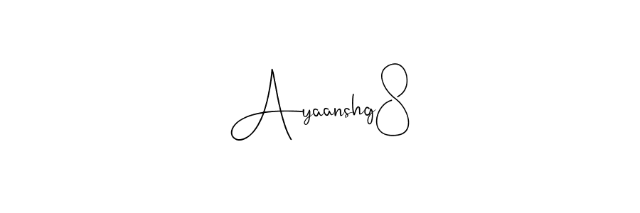 Design your own signature with our free online signature maker. With this signature software, you can create a handwritten (Andilay-7BmLP) signature for name Ayaanshg8. Ayaanshg8 signature style 4 images and pictures png