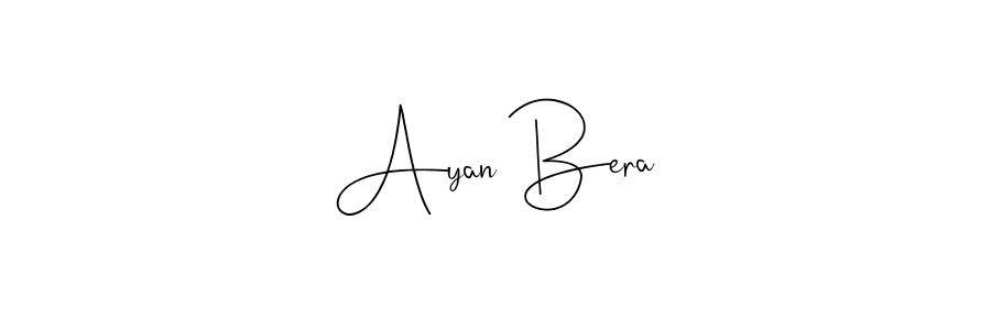 The best way (Andilay-7BmLP) to make a short signature is to pick only two or three words in your name. The name Ayan Bera include a total of six letters. For converting this name. Ayan Bera signature style 4 images and pictures png