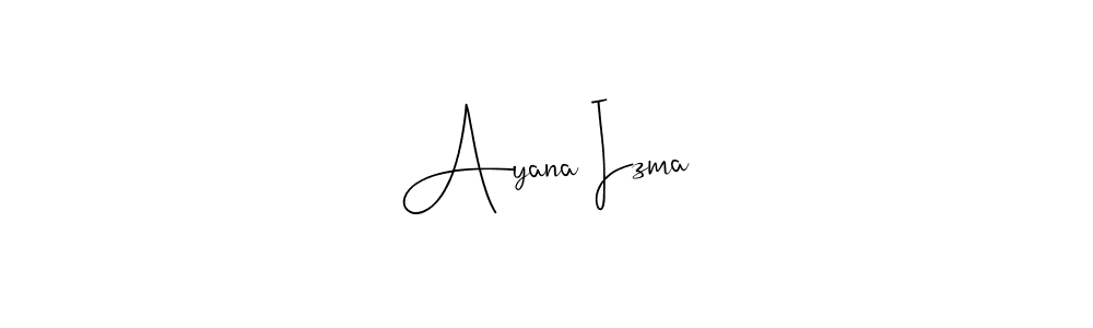 This is the best signature style for the Ayana Izma name. Also you like these signature font (Andilay-7BmLP). Mix name signature. Ayana Izma signature style 4 images and pictures png