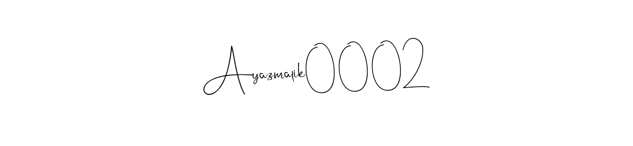 You can use this online signature creator to create a handwritten signature for the name Ayazmalik0002. This is the best online autograph maker. Ayazmalik0002 signature style 4 images and pictures png