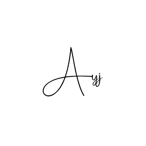 Create a beautiful signature design for name Ayj. With this signature (Andilay-7BmLP) fonts, you can make a handwritten signature for free. Ayj signature style 4 images and pictures png