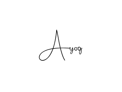 You should practise on your own different ways (Andilay-7BmLP) to write your name (Ayog) in signature. don't let someone else do it for you. Ayog signature style 4 images and pictures png