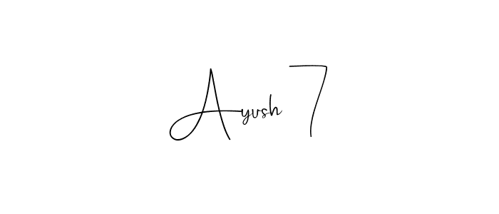 See photos of Ayush 7 official signature by Spectra . Check more albums & portfolios. Read reviews & check more about Andilay-7BmLP font. Ayush 7 signature style 4 images and pictures png