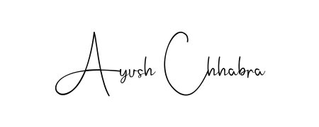 Looking for an artistic signature for Ayush Chhabra? The Andilay-7BmLP calligraphy style gives a sophisticated flow suitable for business cards and emails. Ayush Chhabra signature style 4 images and pictures png
