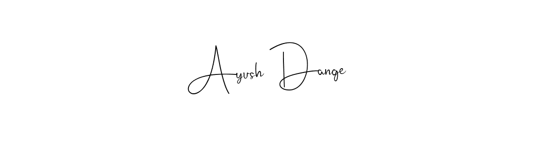 Andilay-7BmLP is a professional signature style that is perfect for those who want to add a touch of class to their signature. It is also a great choice for those who want to make their signature more unique. Get Ayush Dange name to fancy signature for free. Ayush Dange signature style 4 images and pictures png